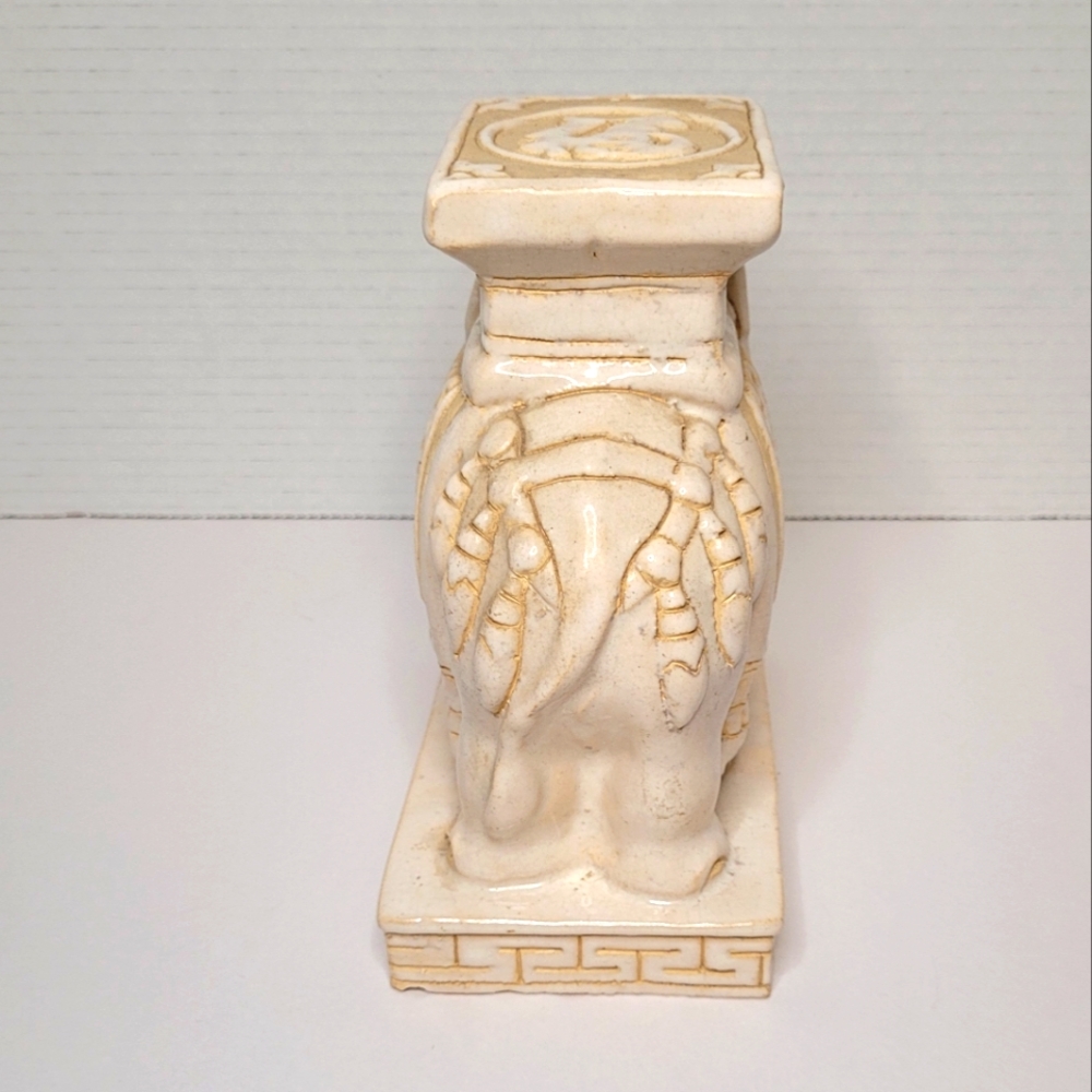 Asian Style Vintage Elephant Stand Statue - Picture 4 of 12